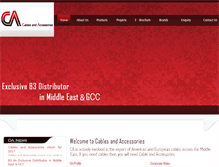 Tablet Screenshot of cablesacc.com